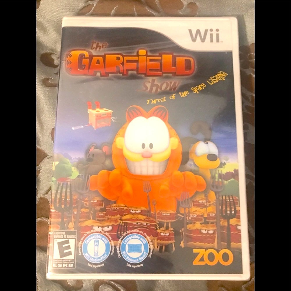 The Garfield Show, Threat of the Space Lasagna Nintendo Wii Game, New